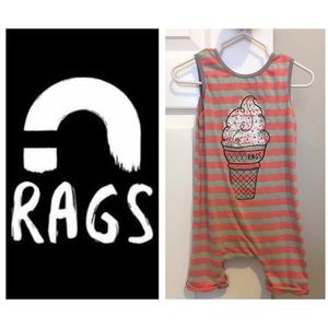Rags to Raches Romper 12-18 mos.